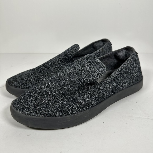 Allbirds Wool Loungers Shoes Men\'s 12 Gray Black Merino Loafer Slipper Slip On main image 6